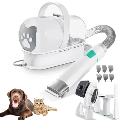ShedAway Vacuum Kit™ — 7-in-1 Pet Grooming & Hair Capture System