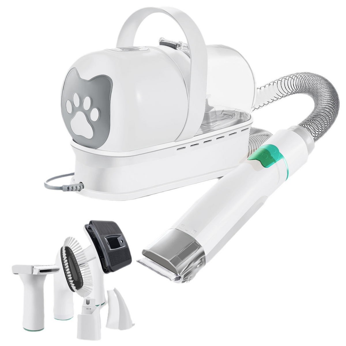 ShedAway Vacuum Kit™ — 7-in-1 Pet Grooming & Hair Capture System